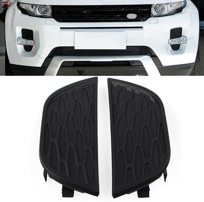 ya 4 8.8.2 2 x Front Lower Fog Lamp Bezel for Land Rover for Range Rover Evoque 2012-2017 Black