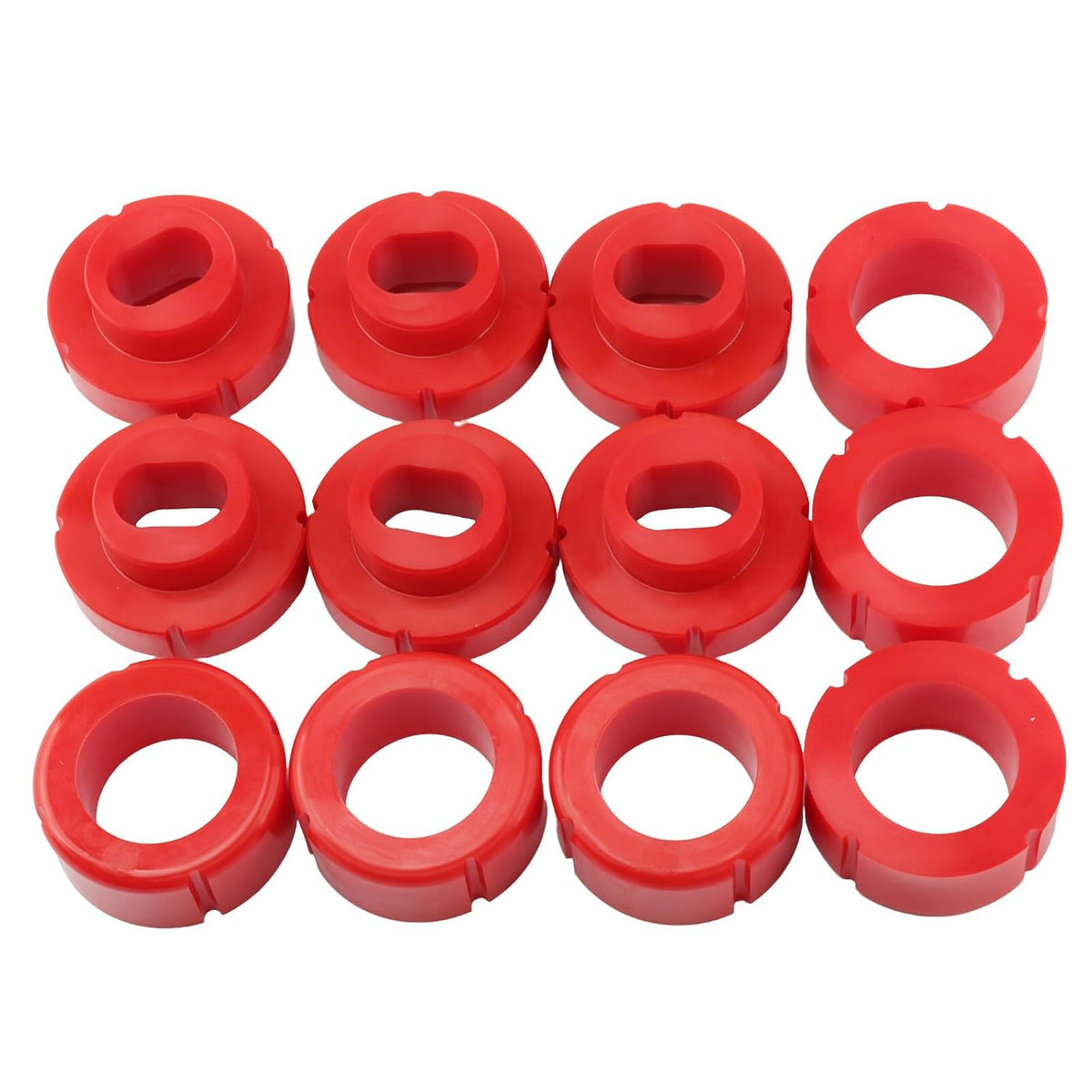 ya 6 8.14 for 81-87 for Chevy C/K 10-30 2/4wd Prothane Body Mount - Red