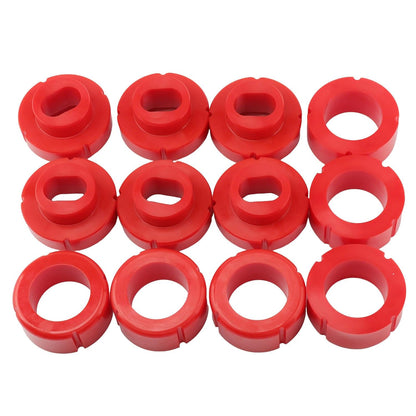 ya 6 8.14 for 81-87 for Chevy C/K 10-30 2/4wd Prothane Body Mount - Red
