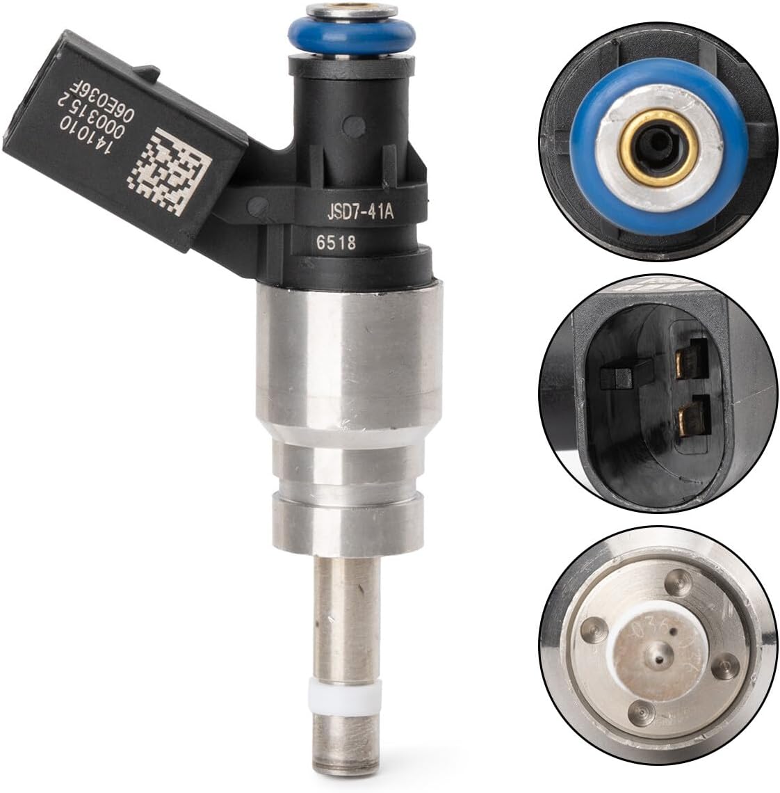 ya 10 9.16 baidi 6PCS Fuel Injector 079906036C For 2008-11 for Audi A4 A5 A6 Q5 3.2L V6 06E906036E US