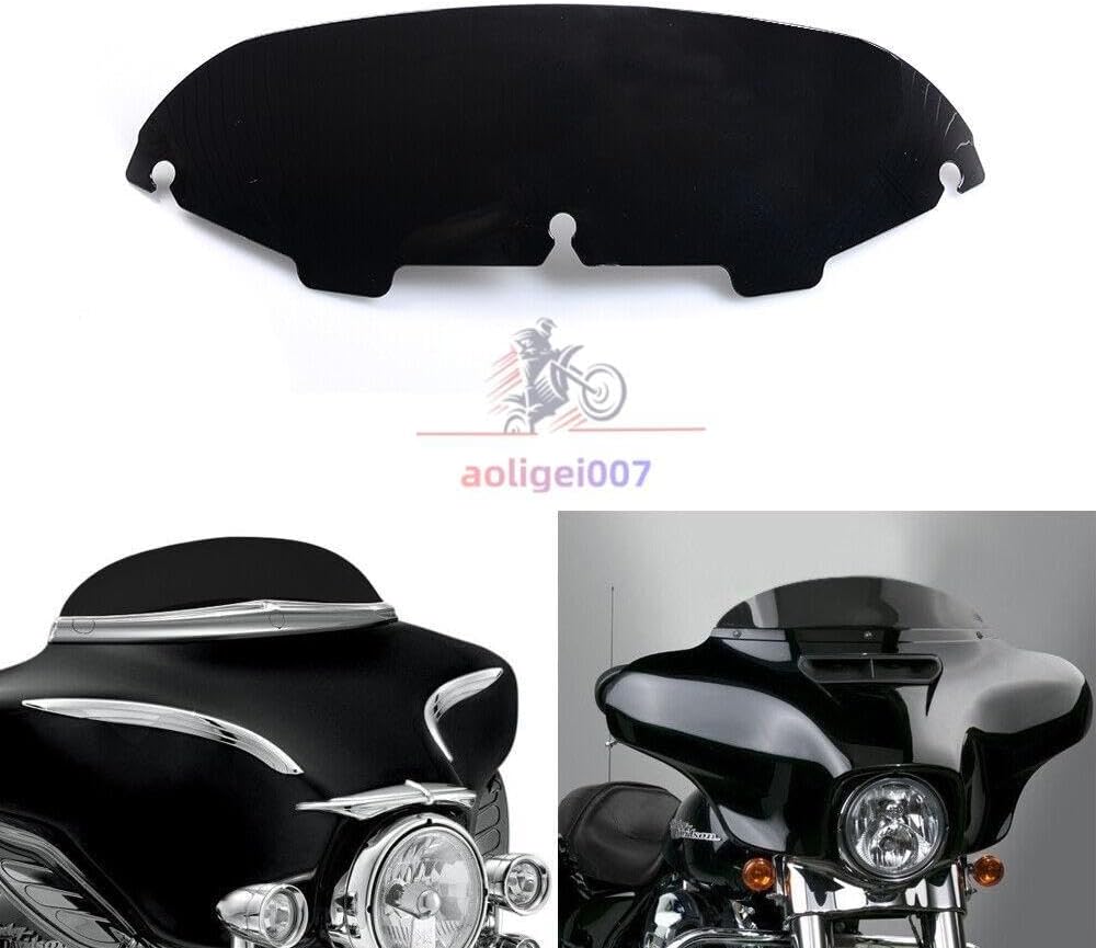ya 23 10.7 baidi 4.5 Windshield Windscreen BLK for Harley Touring Electra Street Glide 1996~2013