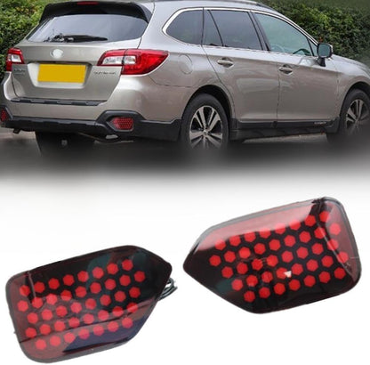 ya 4 8.14 Left + Right LED Rear Bumper Light DRL Light for Subaru Crosstrek XV 18-2023 Red 