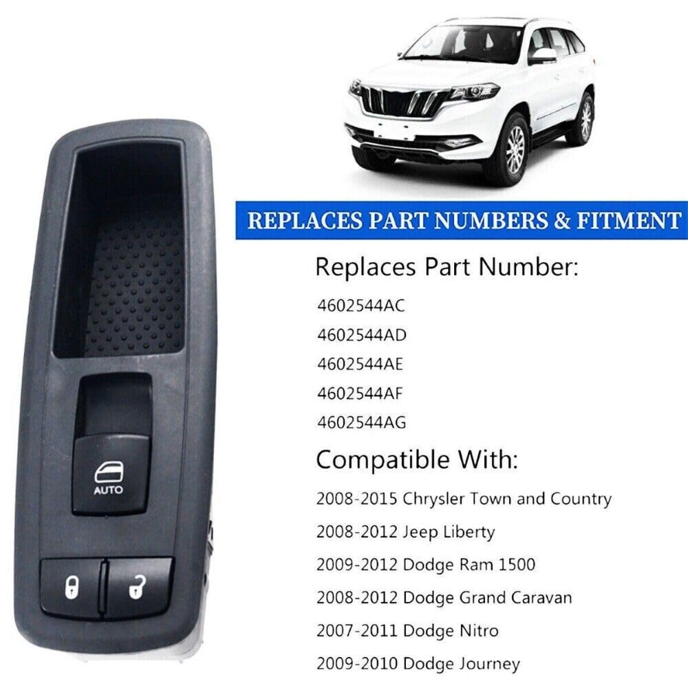 ya 9 10.24 Master Power Window Control Switch for Dodge Journey Nitro for Chrysler for Jeep Liberty-