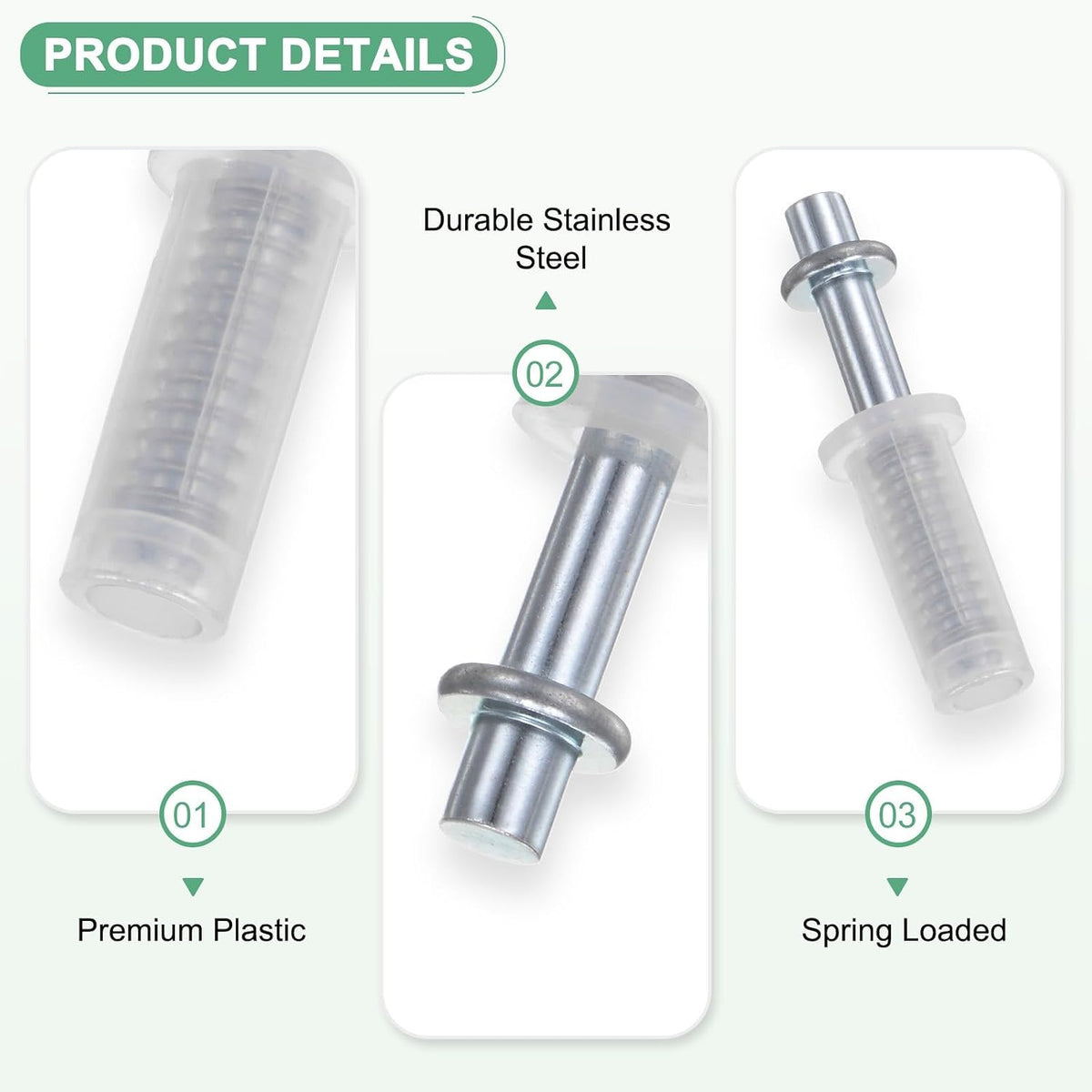 ya 26 10.21 baidi 6-Pack Folding Door Hardware, Folding Door Top Pivot Repair Kit