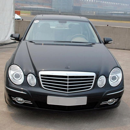 ya 4 8.24 baidi Left side front fog lamp bezel grille decoration suitable for Mercedes W211 E320 E350 07-09