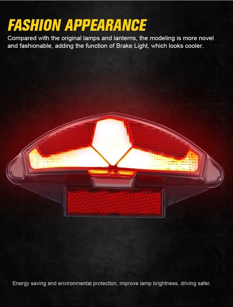 ya 23 10.7 baidi LED Brake Lamp Taillight Turn Signal Indicator for BMW F800GT F800R F800S F800ST