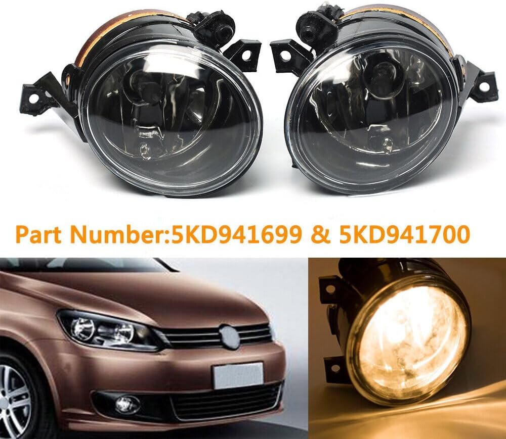 ya 4 8.8 for Volkswagen for VW Golf 11-14 Jetta Tiguan Eos Fog Lights Front Bumper Lamps Pair
