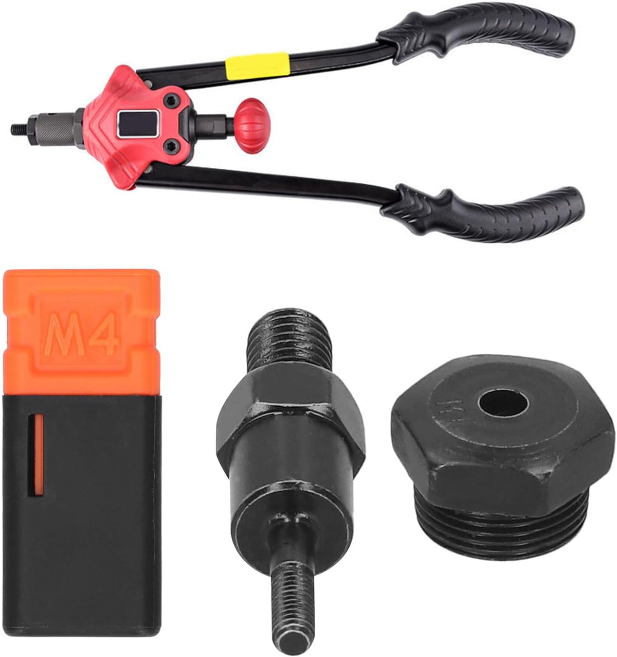 ya 26 10.21 baidi Rivet Nut Head Manual Riveter Tip Alloy Steel Threaded Mandrel Tool M4 New