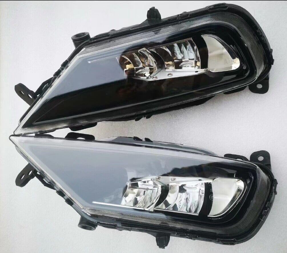 ya 10 9.16 zhengce Car Front Bumer Left and Right LED DRL Fog Lights Suitable for Volvo XC60/S