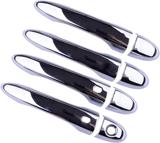 ya 2 8.15 1 Set of Exterior Door Handle Cover Trim Fits for Fiat 500X SUV 2016 to 2023