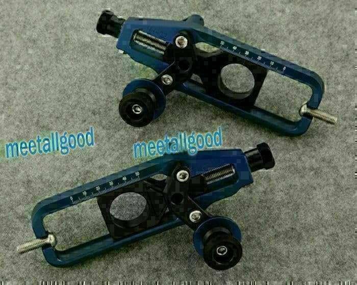 ya 6 8.24 baidi Chain Adjuster Tensioners Fit for Yamaha YZF R1 2009-2012 Blue Motorcycle