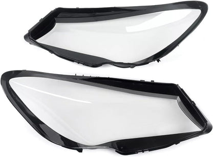 ya 4 8.10 Front Clear Headlight Lens Cover L+R for Mercedes-Benz W117 CLA250 CLA45 2016-19