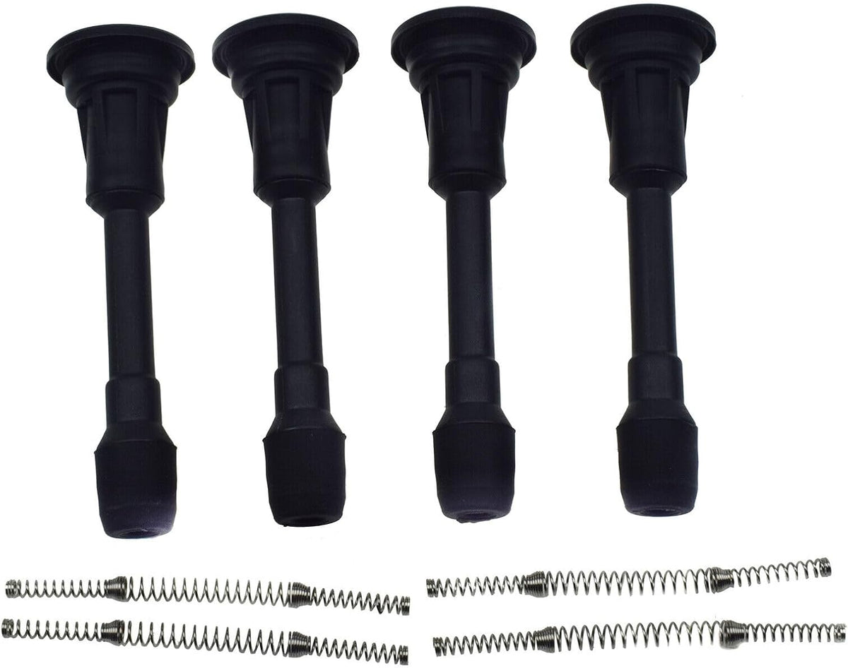 ya 11 9.14 zhengce 4-piece Ignition Coil Rubber Boot Spring for Nissan Altima Rogue Sentra Ver