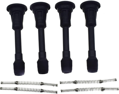 ya 11 9.14 zhengce 4-piece Ignition Coil Rubber Boot Spring for Nissan Altima Rogue Sentra Ver