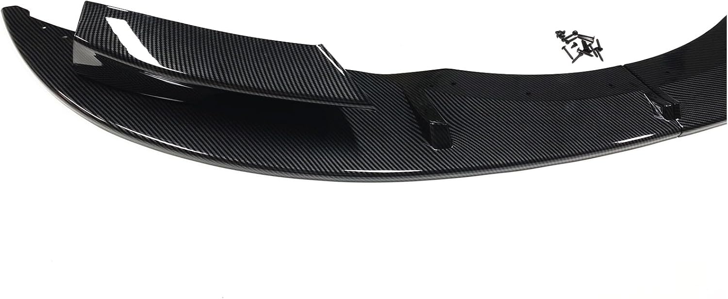 ya 2 8.15 Carbon Fiber Look Front Bumper Boiler Wing Lip for BMW E92 M3 2007-2013