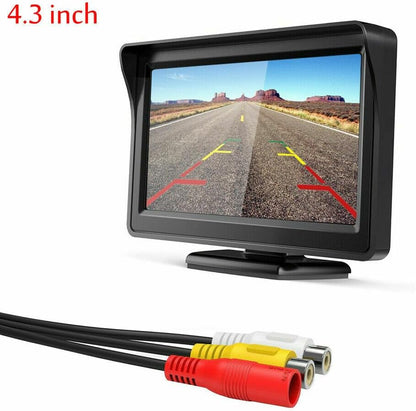 ya 5 8.24 baidi 4.3'' Car Monitor+ for Mini Night Vision Reverse Camera Backup Rear View Parking Kit