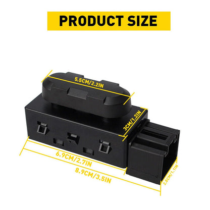 ya 4 8.8 5F9Z14A701AA Fits for Ford F150 Driver 6-Way Power Seat Control Switch Adjustment 
