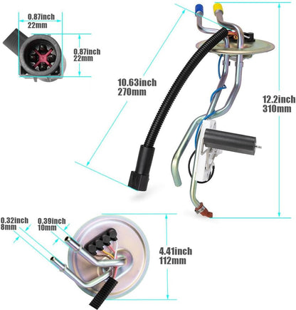 ya 27 10.13 baidi for Ford 1994-97 F250 F350 Diesel Fuel Tank Sending Unit Fit Rear tank FMSU-9DER-1