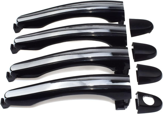 ya 5 8.10 4Pcs Front Rear Left Right Side Exterior Door Handle for Hyundai Azera 2006-2011