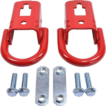 ya 28 10.13 zhengce 2-Pack Red Towing Hook FL3Z17N808A with Hardware Front for 2009-2019 for F