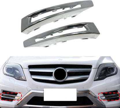 ya 10 9.16 zhengce A pair of front bumper fog light grille covers suitable for the 2014-2016 f