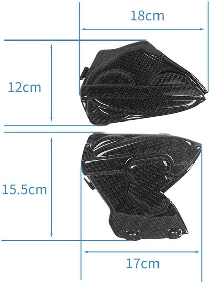 ya 4 8.8.2 for Ducati 959 100% Carbon Fiber Engine Panel Cover Protect Modify Gloss
