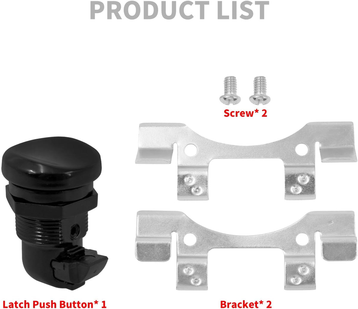ya 9 10.24 Fuel Door Latch Black Push Button Gas Cap for Harley Road Electra Glide 92-2023