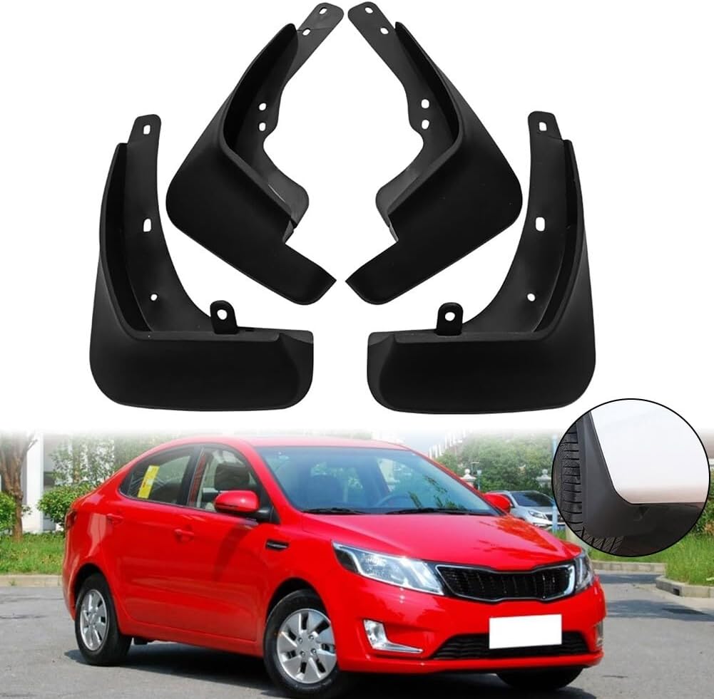 ya 4 8.10 4*MUD Flaps for for Kia for UB Sedan 2012 2017 Front Rear Deluxe Molded Splash