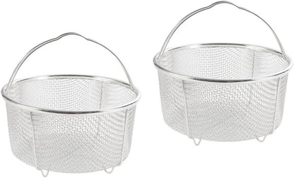 ya 14 9.20 baidi 2 Pcs Portable Basket Wire Draining Stainless Steel Strainer-1