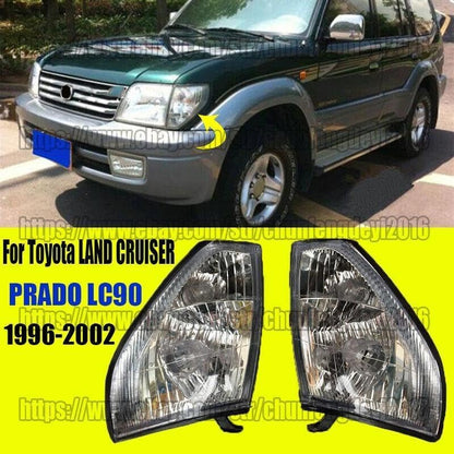 ya 4 8.14 for Toyota for Land Cruiser Prado LC90 1996-2002 Front corner L+R turn signal light 