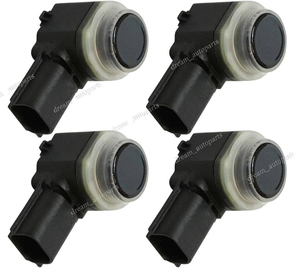 ya 2 8.15 Pack of 4 PDC Parking Sensors Black Fits for Ford F1CT-15K859-AA F1CT15K859AA