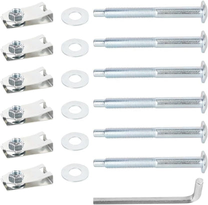 ya 5 8.10 6 Bolt Truck Bed Mounting Hardware Kit Fits 1997-2014 for Ford F150 F250 924-313