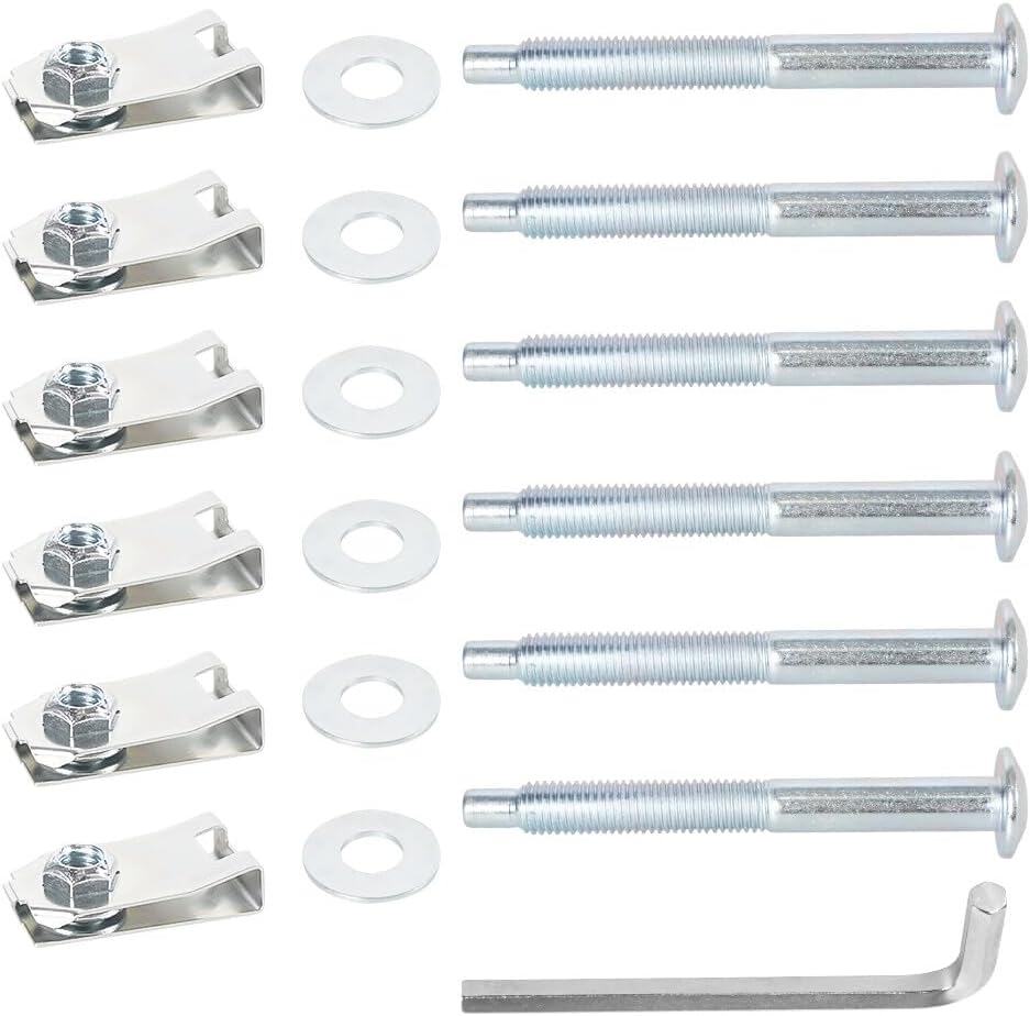 ya 8 8.24 baidi 6 Bolt Truck Bed Mounting Hardware Kit Fits 1997-2014 for Ford F150 F250 924-313