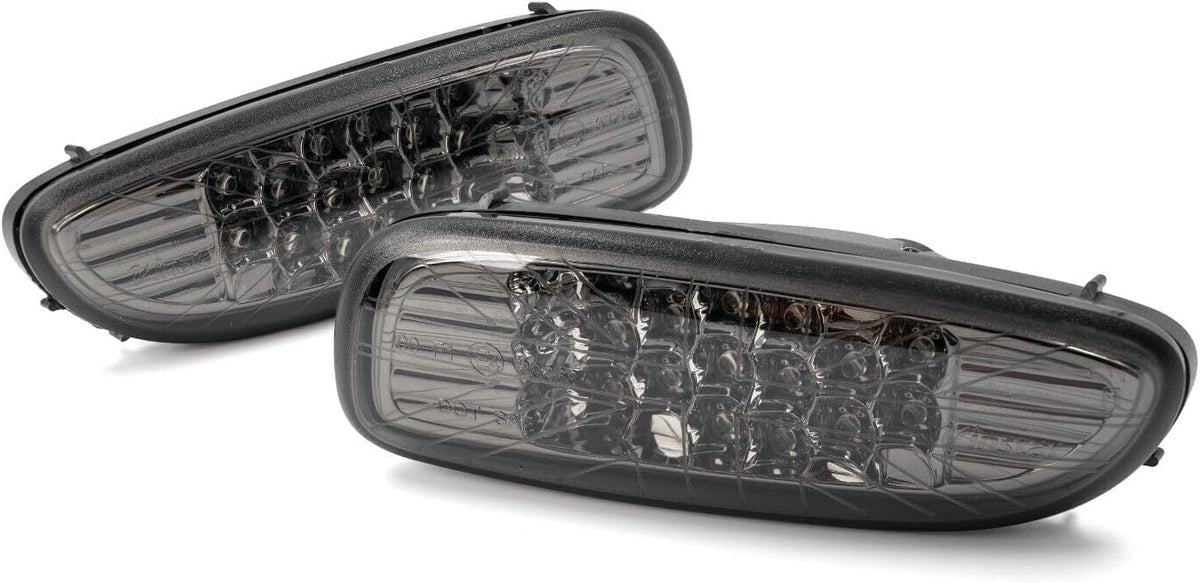 ya 4 8.10 Suitable for 06-15 for Mini Cooper JCW R56 R57 R58 R59 Coupe Smoked bumper red LED fog lights 