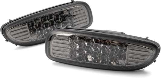 ya 4 8.10 Suitable for 06-15 for Mini Cooper JCW R56 R57 R58 R59 Coupe Smoked bumper red LED fog lights 
