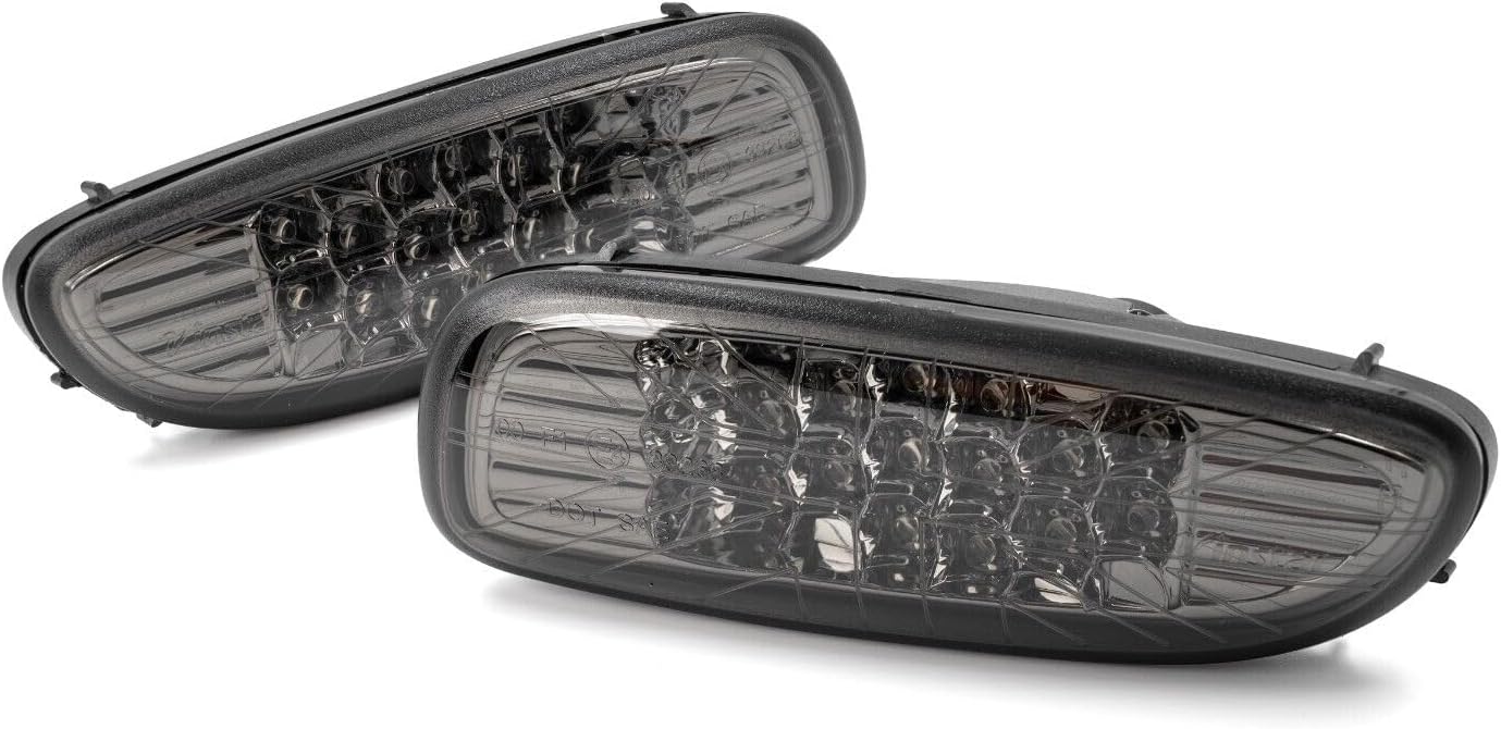 ya 7 8.24 baidi Suitable for 06-15 for Mini Cooper JCW R56 R57 R58 R59 Coupe Smoked bumper red LED fog lights 