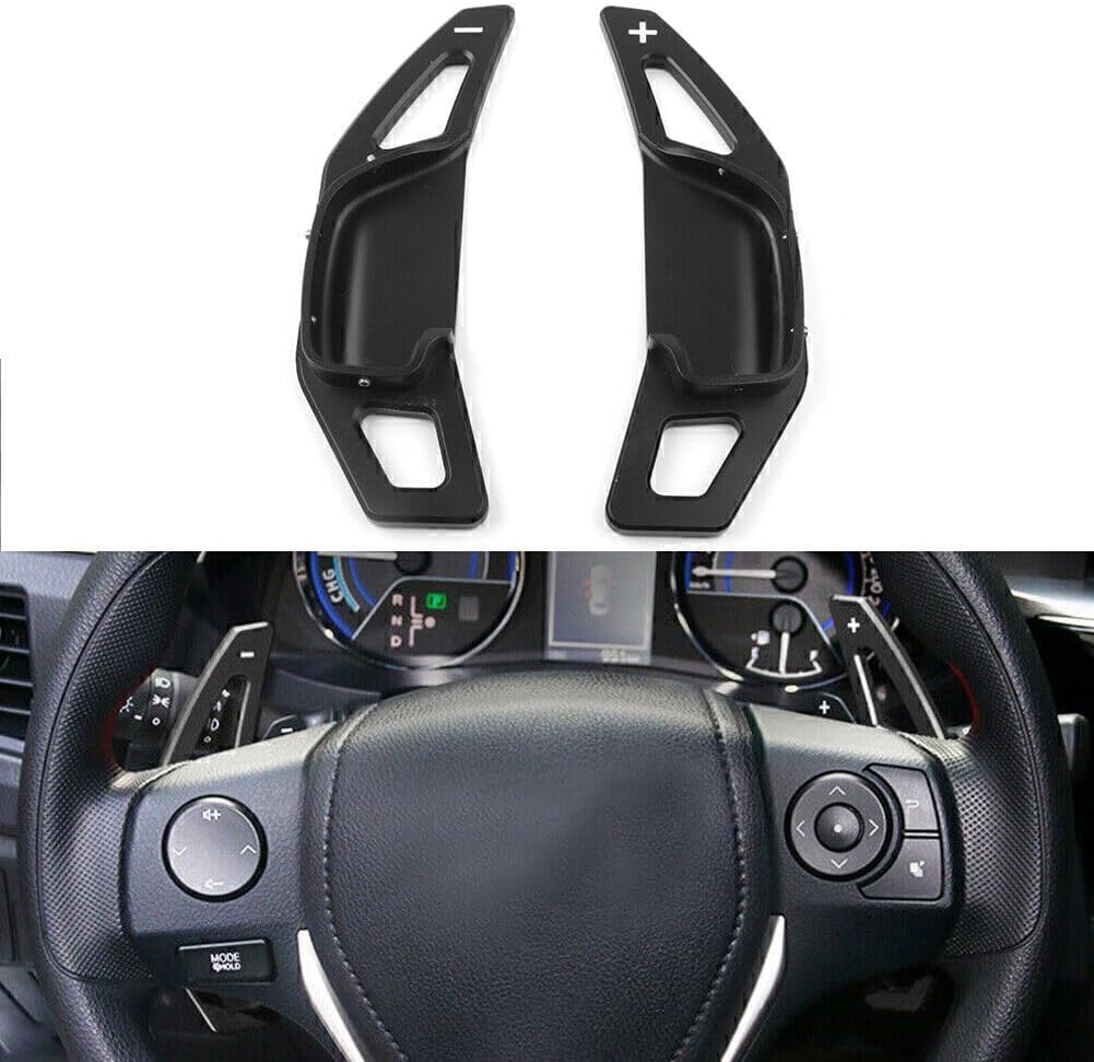 ya 5 8.24 baidi Shifters Gear Steering Wheel Extension Paddle Fit for Toyota for Corolla for Camry Black