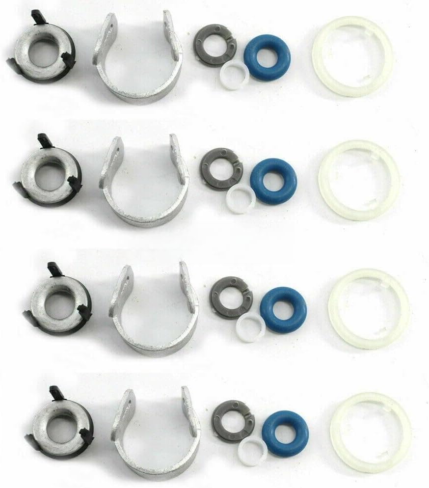 ya 10 9.16 baidi 4 Set Fuel Injectors Seals Repair Kit for VW GLI GTI for Tiguan for Audi A4 A5 1.8T 2.0T