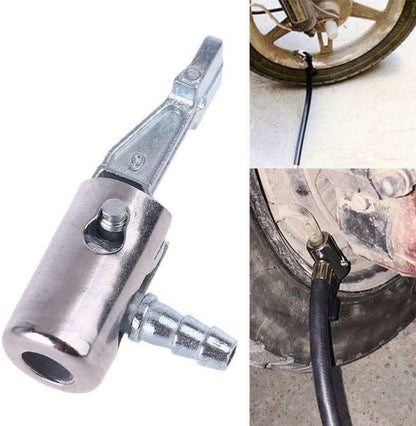 ya 14 9.20 baidi 1/4 Lock On Air Chuck Car Tire Inflator for Air Compressor with Barb Conne-wq-1