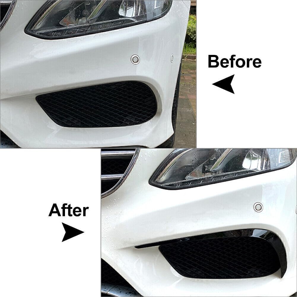 ya 4 8.24 baidi Carbon fiber Lip Splitter Spoiler Fit for Mercedes-Benz E-Class W212 Facelift 13-15