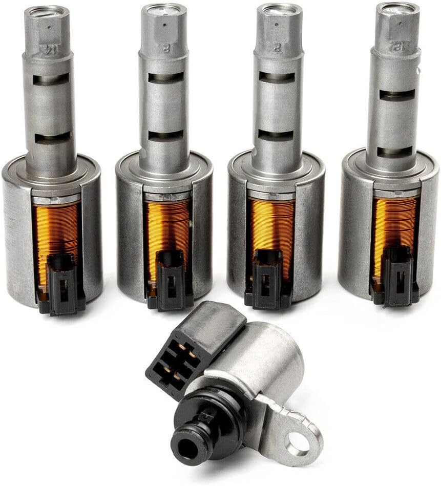 ya 4 8.14 5PCS JF015E RE0F11A Transmission Solenoid for Nissan Sentra Versa 1.6 1.8L 12-15