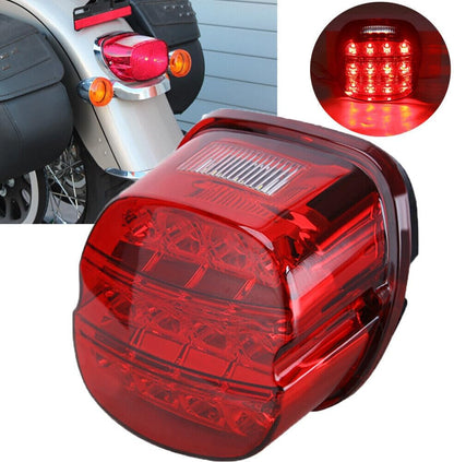 ya 10 9.16 zhengce LED Tail Lights Brake For Harley Touring Road King Dyna Glide Softail Spors