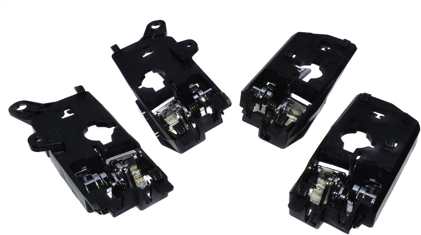 ya 4 8.24 baidi Chrome Inner Door Handle Card Set 4 Pieces FL FR RL RR for Hyundai Sonata 2009-10