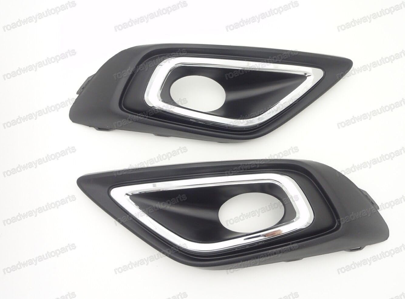 ya 7 8.24 baidi Front Bumper Driving Fog Light Lamps w/Cover Bezels for Honda Jade 2014-2016