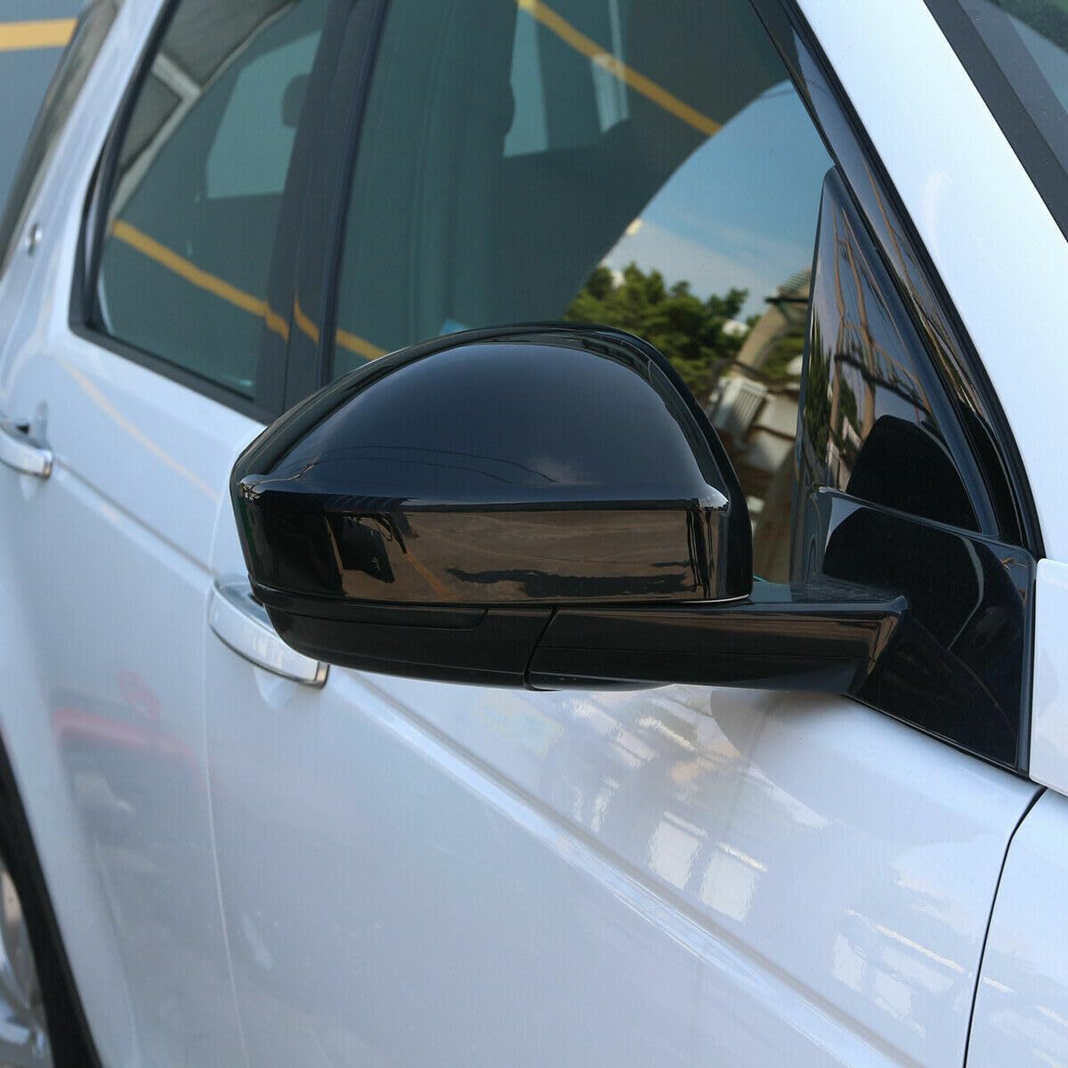 ya 11 9.14 baidiGlossy Black Side Mirror Cover Trim for Range Rover Evoque 2014-2021-