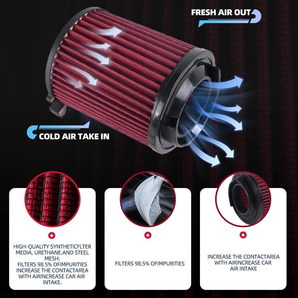ya 13 9.15 baidi High Per for MAN ce Premium Washable Replacement Engine Air Filter E-2014