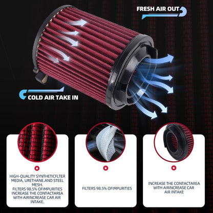 ya 13 9.15 baidi High Per for MAN ce Premium Washable Replacement Engine Air Filter E-2014