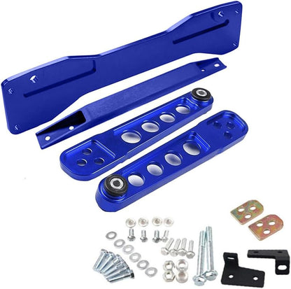 ya 4 8.10 Blue Rear Lower Control Arm +Subf for Ram e Brace +Tie Bar for Honda for Civic DX ES 01-05