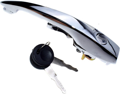 ya 4 8.8.2 Front Door Handle with Key Chrome RHD LHD for VW Bug GHIA Super Beetle 1968-1979