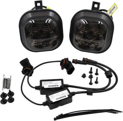 ya 7 8.24 baidi Smoked Led Fog Light for Ford F250 F350 F450 F550 1999-2016 Excursion 2001-2004
